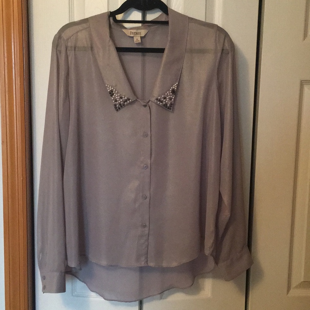 Decree Sheer Top